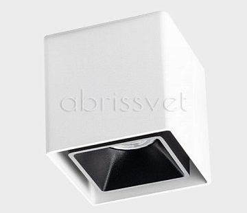 накладной Светильник ITALLINE FASHION FX1 white + FASHION FXR black, GU10 в комплекте